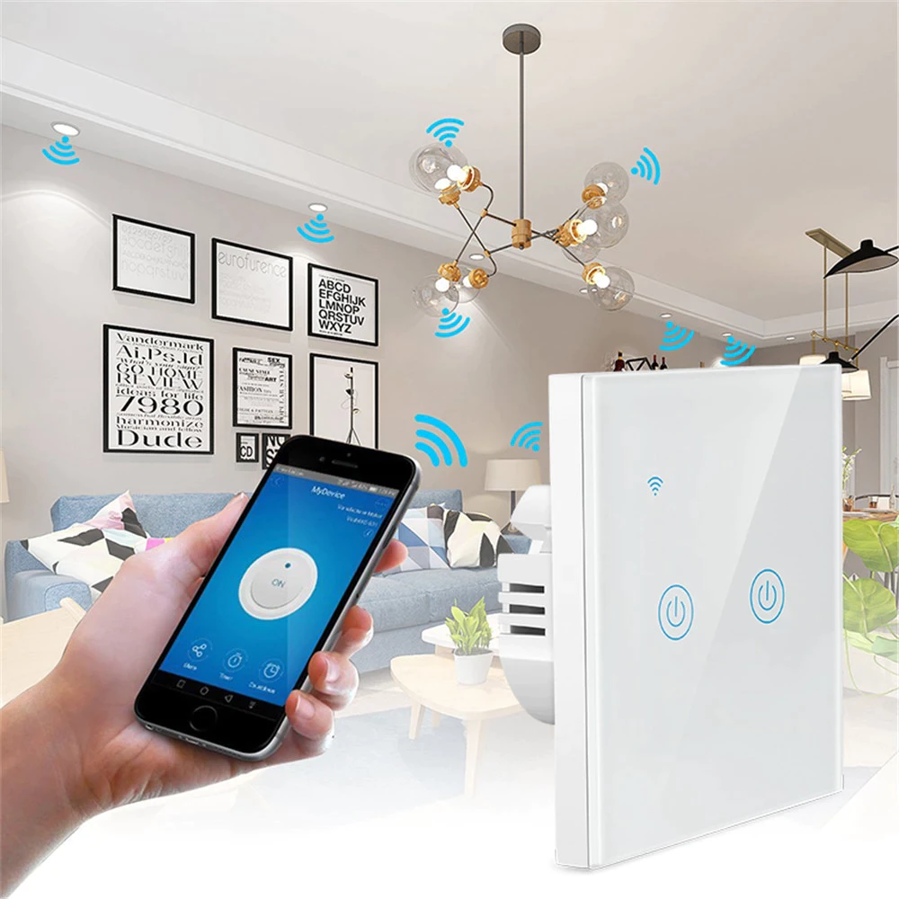 Smart Wifi Switch - 2 Gang